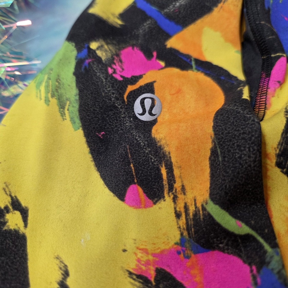 Lululemon•Invigorate High-Rise Tight 25"•Undertone Multi Rainbow•LIKE NEW•10 - Picture 10 of 16